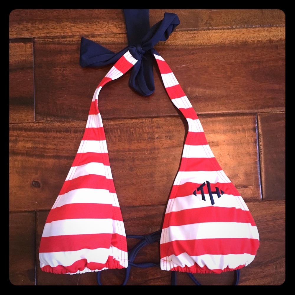 Tommy Hilfiger Red White & Blue Swim Top